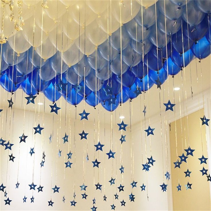 How to Create Balloon Ceiling Decorations Without Helium