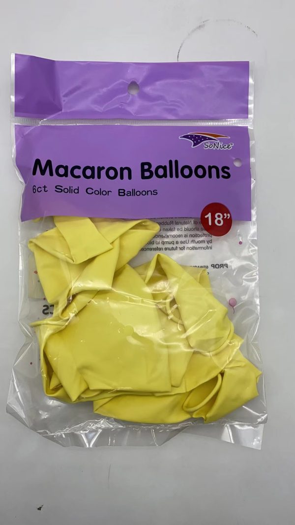 Macaron Latex Balloons