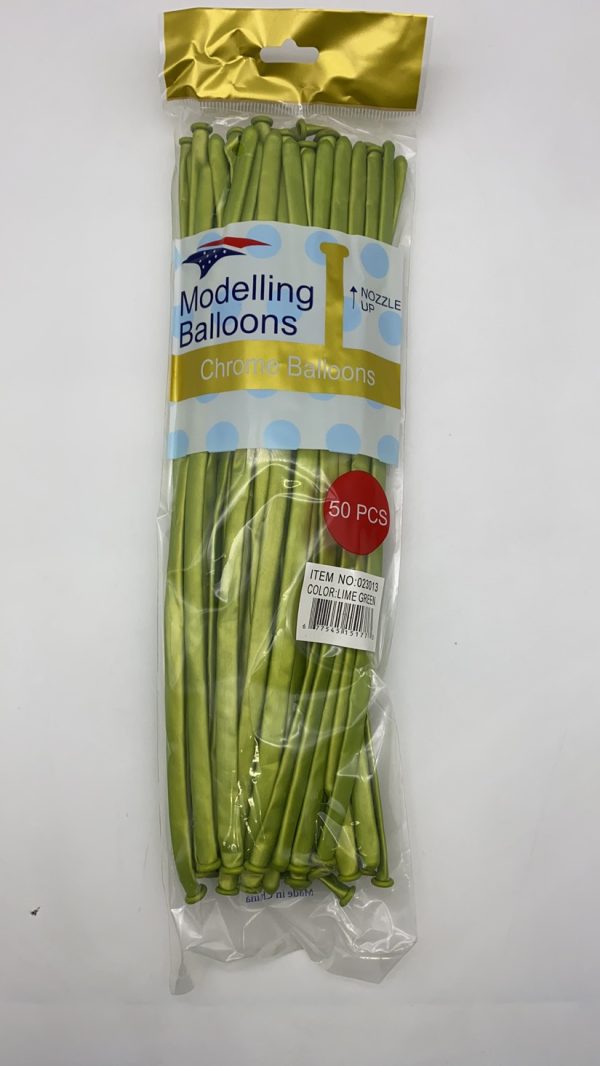 260 Chrome Modelling Balloons, 50 PCS