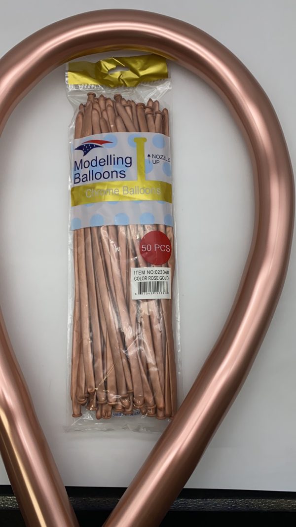 260 Chrome Modelling Balloons, 50 PCS