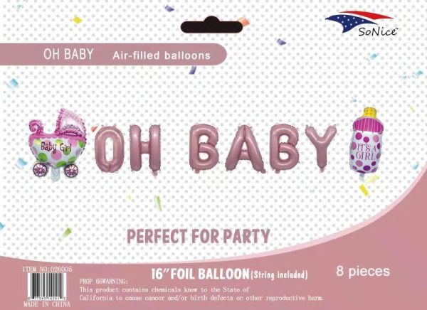 Mylar Balloon Banner set