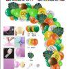 tropical balloons garland