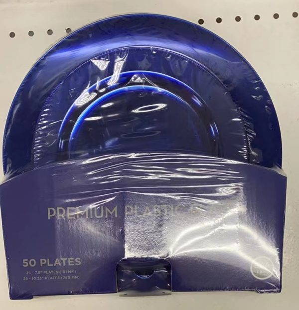 50PCS Plastic Premium Plates