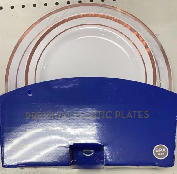 50PCS Plastic Premium Plates
