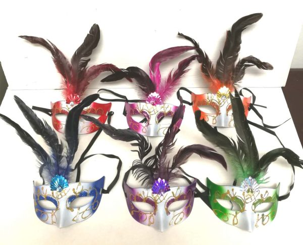 Feather Masquerade Mask